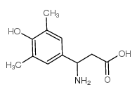 3-AMINO-3-(4-HYDROXY-3,5-DIMETHYL-PHENYL)-PROPIONIC ACID Structure