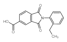 2-(2-ethylphenyl)-1,3-dioxoisoindole-5-carboxylic acid图片