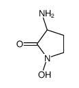 (+/-)-3-amino-1-hydroxy-2-pyrrolidone结构式