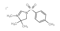 1-(对甲苯磺酰)-3,4,4-三甲基-2-碘化咪唑并啉结构式