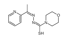 N-[(Z)-1-pyridin-2-ylethylideneamino]morpholine-4-carbothioamide结构式