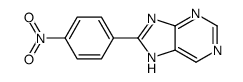 8-(4-nitrophenyl)-7H-purine Structure