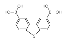 2,8-Diboronodibenzo[b,d]thiophene, 3,6-Diborono-9-thiafluorene structure