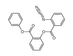 2-(phenoxycarbonyl)phenyl 2-azidobenzoate Structure