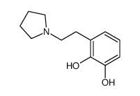 1,2-Benzenediol, 3-[2-(1-pyrrolidinyl)ethyl]- (9CI)结构式