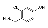 4-(Aminomethyl)-3-chlorophenol结构式