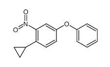 3-nitro-4-cyclopropylphenyl phenyl ether Structure