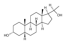 5β-孕烷-3β,20(S)-二醇图片