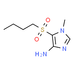 1H-Imidazol-4-amine,5-(butylsulfonyl)-1-methyl-(9CI)结构式