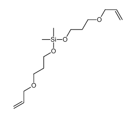 dimethyl-bis(3-prop-2-enoxypropoxy)silane Structure