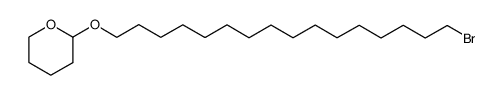 2-[(16-bromohexadec-1-yl)oxy]tetrahydro-2H-pyran结构式