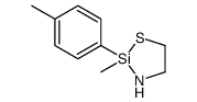 2-methyl-2-(4-methylphenyl)-1,3,2-thiazasilolidine Structure