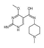 2-Amino-4-methoxy-N-(1-methyl-4-piperidinyl)-5-pyrimidinecarboxamide picture