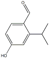 4-hydroxy-2-isopropylbenzaldehyde Structure