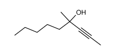 4-methyl-non-2-yn-4-ol结构式