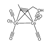 [(η2-HOCH2CCCH3)(Co2(CO)6)]结构式