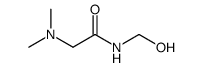 Acetamide, 2-(dimethylamino)-N-(hydroxymethyl)- (9CI) Structure