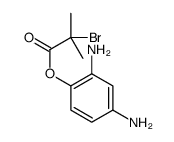 (2,4-diaminophenyl) 2-bromo-2-methylpropanoate结构式