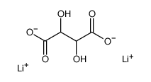 Dilithium tartarate Structure