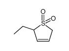 2-ethyl-2,5-dihydrothiophene 1,1-dioxide Structure