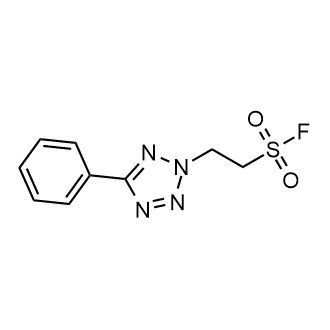 2-(5-Phenyl-2h-1,2,3,4-tetrazol-2-yl)ethane-1-sulfonyl fluoride Structure