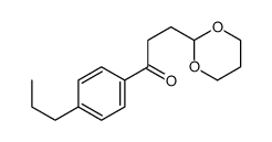 3-(1,3-DIOXAN-2-YL)-4'-N-PROPYL PROPIOPPHENONE图片