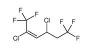 2,4-dichloro-1,1,1,6,6,6-hexafluorohex-2-ene结构式