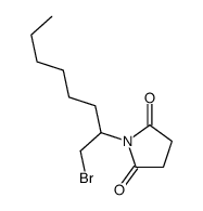 1-(1-bromooctan-2-yl)pyrrolidine-2,5-dione Structure