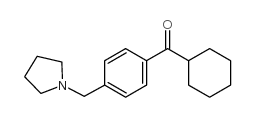 CYCLOHEXYL 4-(PYRROLIDINOMETHYL)PHENYL KETONE picture