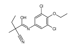 2-cyano-N-(3,5-dichloro-4-ethoxyphenyl)-2-methylbutanamide结构式