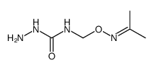 Semicarbazide,4-[[(isopropylideneamino)oxy]methyl]- (7CI)结构式