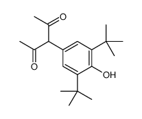 3-(3,5-ditert-butyl-4-hydroxyphenyl)pentane-2,4-dione结构式