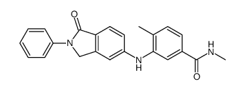 4,N-Dimethyl-3-(1-oxo-2-phenyl-2,3-dihydroisoindol-5-ylamino)benzamide Structure