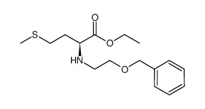 2-(2-benzyloxy-ethylamino)-4-methylsulfanyl-butyric acid ethyl ester Structure