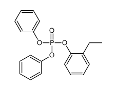 (2-ethylphenyl) diphenyl phosphate Structure