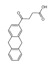 3-(9,10-dihydro-2-anthroyl)propionic acid结构式