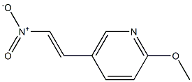 2-methoxy-5-(2-nitrovinyl)pyridine结构式