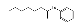 octan-2-yl phenyl telluride结构式