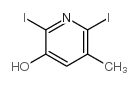 2,6-diiodo-5-methylpyridin-3-ol Structure