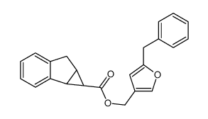 (5-benzylfuran-3-yl)methyl (1S,1aS,6aR)-1,1a,6,6a-tetrahydrocyclopropa[a]indene-1-carboxylate Structure