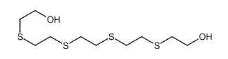 2-[2-[2-[2-(2-hydroxyethylsulfanyl)ethylsulfanyl]ethylsulfanyl]ethylsulfanyl]ethanol Structure