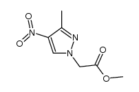 methyl 2-(3-methyl-4-nitro-1H-pyrazol-1-yl)acetate structure