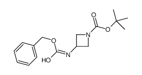 tert-butyl 3-{[(benzyloxy)carbonyl]amino}azetidine-1-carboxylate Structure