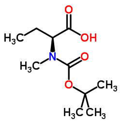 N-Boc-(S)-2-(Methylamino)butyric acid Structure