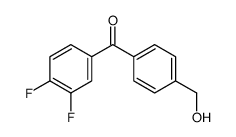 (3,4-DIFLUOROPHENYL)(4-(HYDROXYMETHYL)PHENYL)METHANONE structure