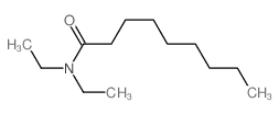 Nonanamide,N,N-diethyl-结构式