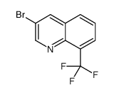 3-溴-8-(三氟甲基)喹啉结构式