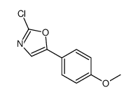 2-chloro-5-(4-methoxyphenyl)-1,3-oxazole Structure