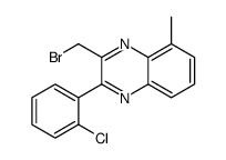 3-(bromomethyl)-2-(2-chlorophenyl)-5-methylquinoxaline结构式