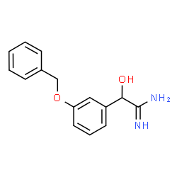 Mandelamidine,m-(benzyloxy)- (6CI) Structure